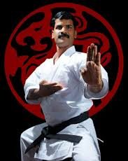 Delhi – Arrival of Geerish Parumathatta, Asian Head of Kenyu Ryu Karate on 11th August