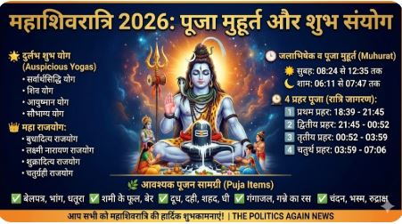 Mahashivratri 2026 Date and Time