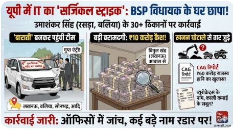 BSP MLA Umashankar Singh IT raid