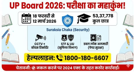 UPMSP Board Exam Date Sheet 2026