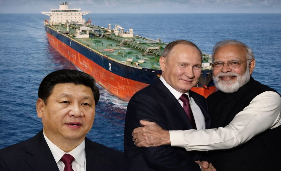 चीन जा रहा रूसी टैंकर मुड़ा भारत