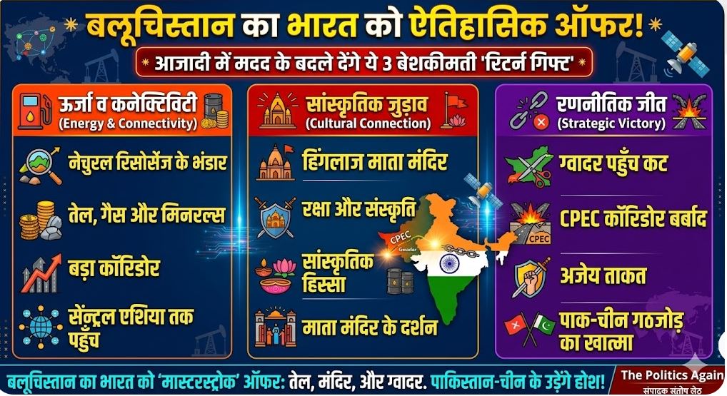 बलूचिस्तान का भारत को ऑफर