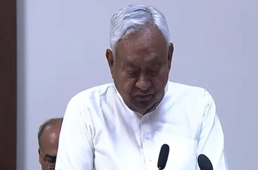 नीतीश कुमार राज्यसभा शपथ