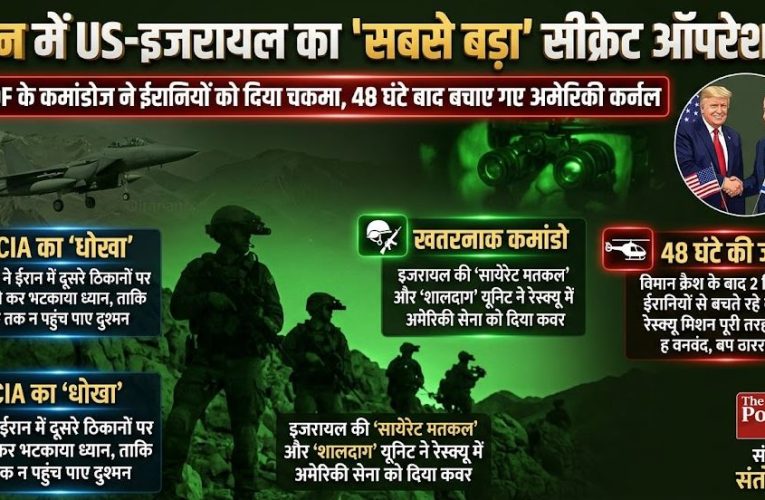 US-इजरायल का सीक्रेट ऑपरेशन, 48 घंटे बाद बचाए गए अमेरिकी कर्नल