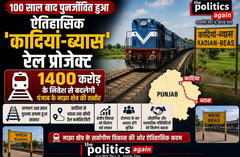 100 साल बाद पुनर्जीवित हुआ कादियां-ब्यास रेल प्रोजेक्ट: रवनीत बिट्टू