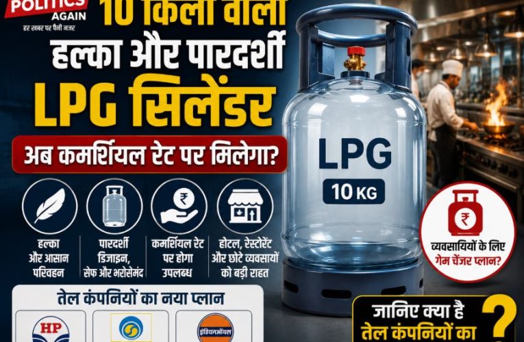 तेल कंपनियों की बड़ी तैयारी : 10 किलो वाला पारदर्शी LPG सिलेंडर ?