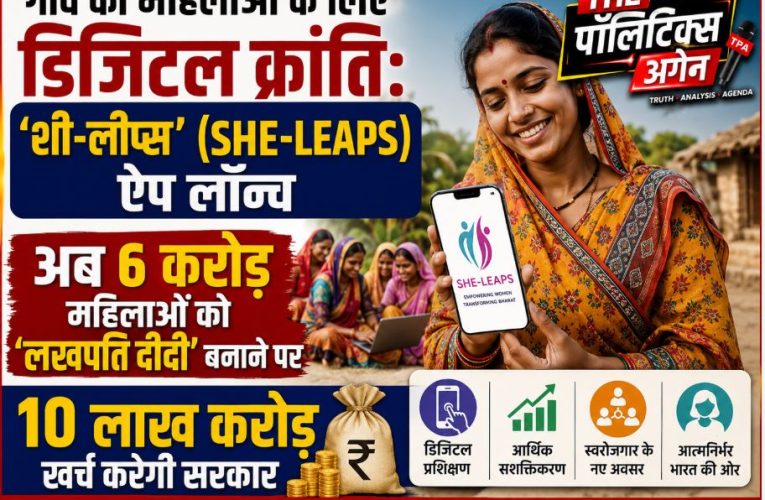 शी-लीप्स ऐप लॉन्च: 6 करोड़ महिलाओं को ‘लखपति दीदी’ बनाएगी सरकार