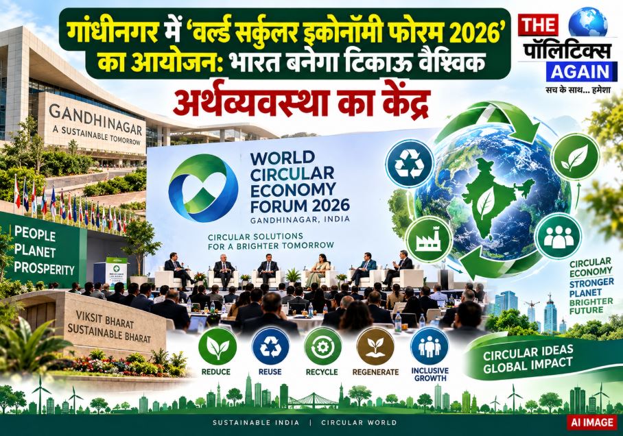 Delegates at the World Circular Economy Forum 2026 in Gandhinagar Gujarat