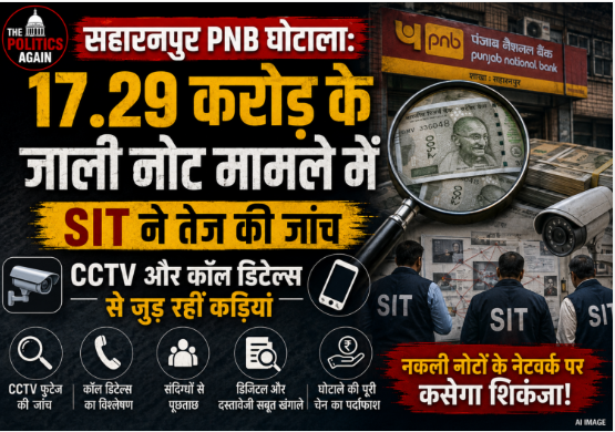 Police SIT team investigating CCTV footage and digital records inside the Punjab National Bank currency chest in Saharanpur
