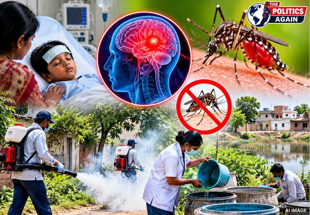 UP health department team village, mosquito breeding check India, vector borne disease awareness, Indian village medical camp, Culex mosquito prevention
