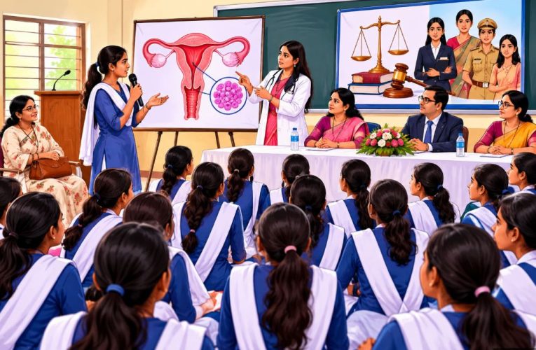 जौनपुर: छात्राओं को कानूनी अधिकारों के प्रति किया गया जागरूक