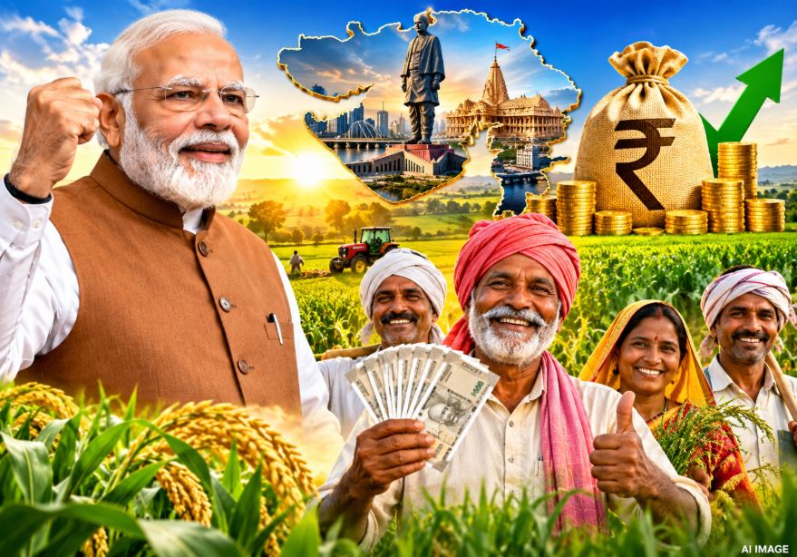 पीएम मोदी ने जारी की पीएम-किसान योजना की 24वीं किस्त, गुजरात में 14 हजार करोड़ के विकास कार्यों का उद्घाटन।