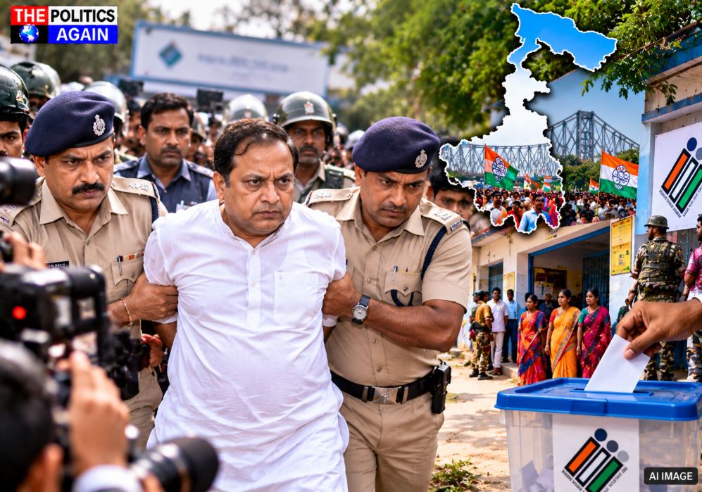 Humayun Kabir politician Bengal, West Bengal police detaining politician, Rejinagar election polling booth Murshidabad, West Bengal by election voting tension