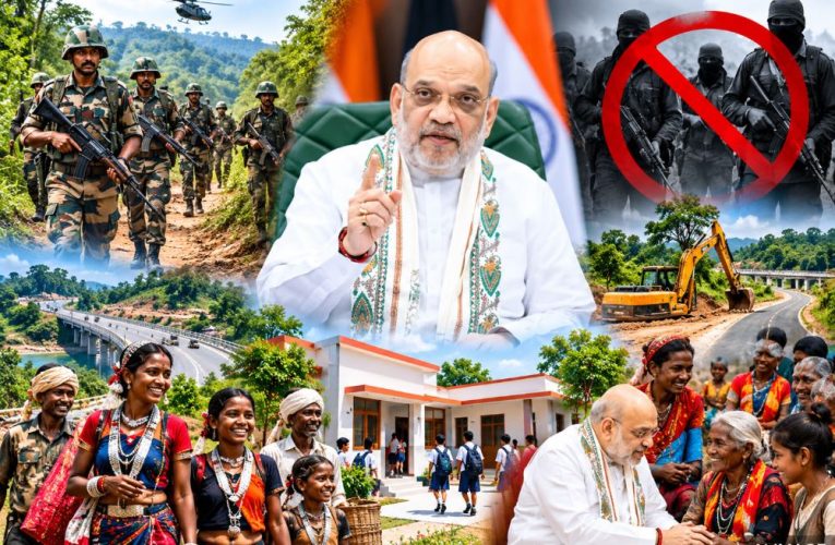 Union Home Minister Amit Shah addressing the virtual event for the distribution of artificial limbs to Naxal victims in Bastar.