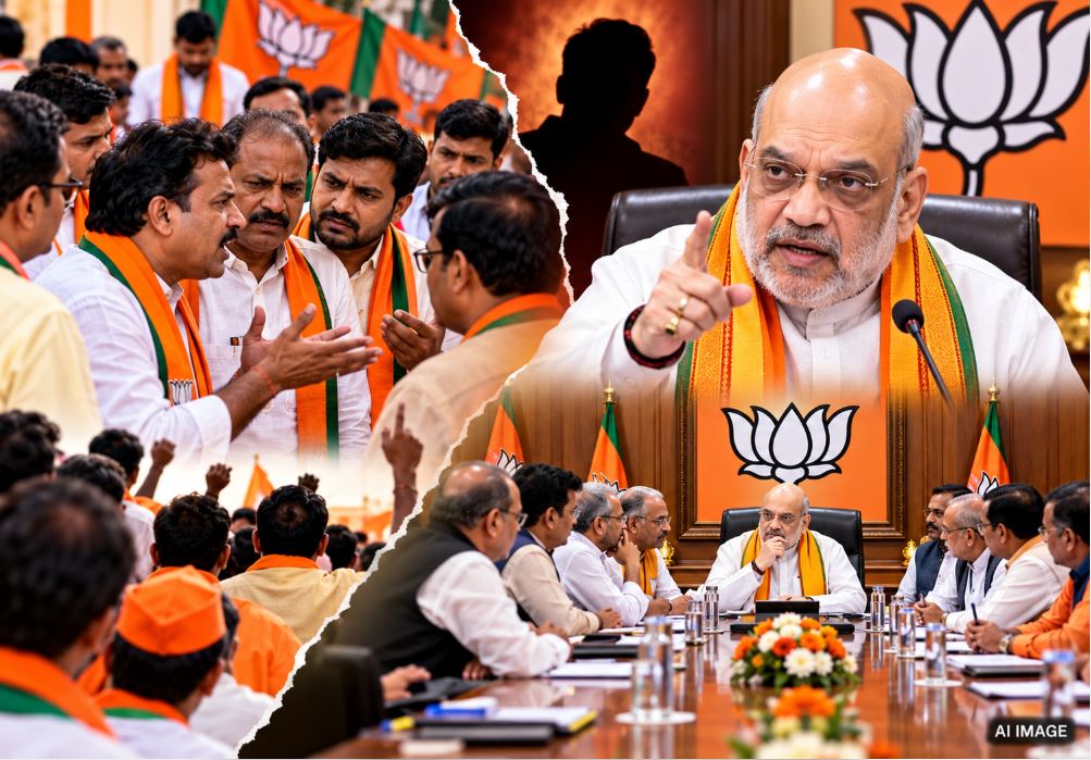 Disgruntled BJP workers and leaders as Amit Shah prepares a damage control roadmap ahead of assembly elections
