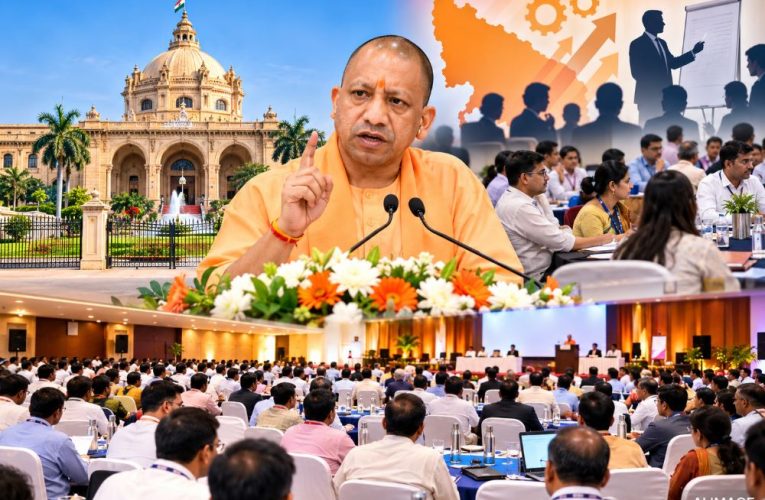 CM Yogi Adityanath and Dr. Jitendra Singh at a capacity building workshop for civil servants.