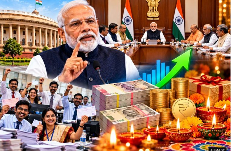 केंद्रीय मंत्रिमंडल के फैसले 2026 - महंगाई भत्ते (DA) में 3 प्रतिशत बढ़ोतरी, कंटेनर और खेल उद्योग के लिए करोड़ों की मंजूरी।