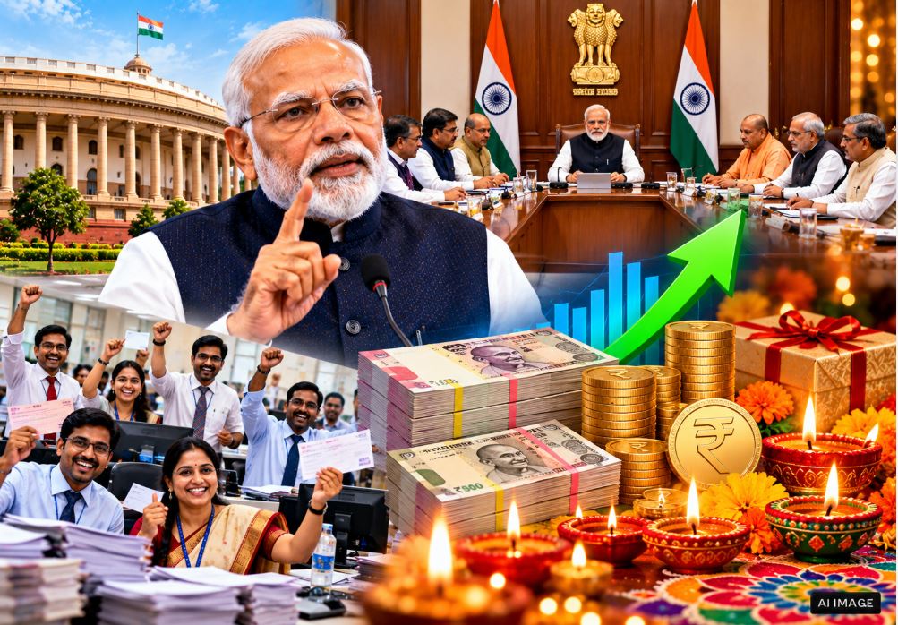 केंद्रीय मंत्रिमंडल के फैसले 2026 - महंगाई भत्ते (DA) में 3 प्रतिशत बढ़ोतरी, कंटेनर और खेल उद्योग के लिए करोड़ों की मंजूरी।