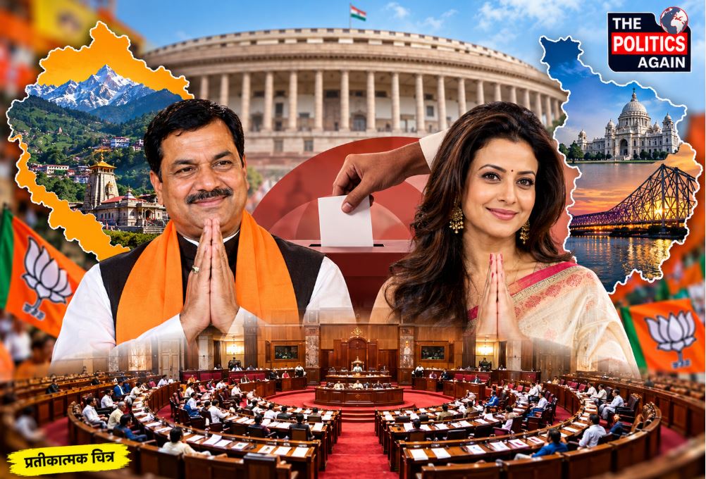 Koel Mallick Bengali actress, BJP central election committee, Dinesh Arya BJP Uttarakhand, Parliament house Rajya Sabha India