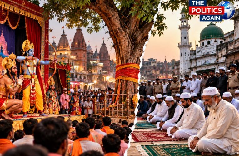 The historic Lat Bhairav Ramleela and Mosque premises in Varanasi.