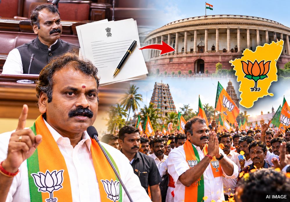 Union Minister L Murugan resigns to focus on Tamil Nadu BJP ahead of 2029.
