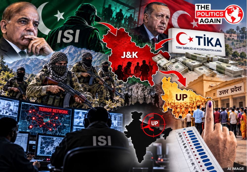 जम्मू-कश्मीर में टेरर फंडिंग को लेकर पाकिस्तानी ISI और तुर्किये की संस्था TIKA का गठजोड़, शोपियां में 10 गिरफ्तार।