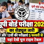 UP Board class 10th and 12th exam date sheet 2027 released by UPMSP.