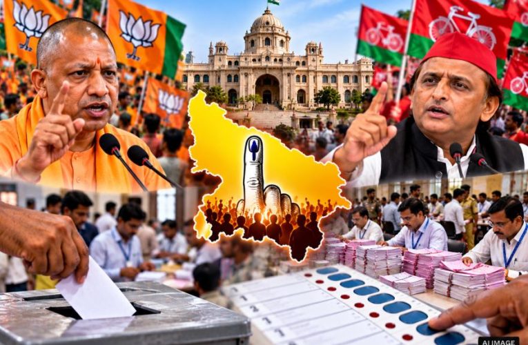 यूपी एमएलसी चुनाव 2026 के नतीजे, भाजपा और सपा के बीच कड़ी टक्कर, लखनऊ और गोरखपुर सीट के परिणाम।
