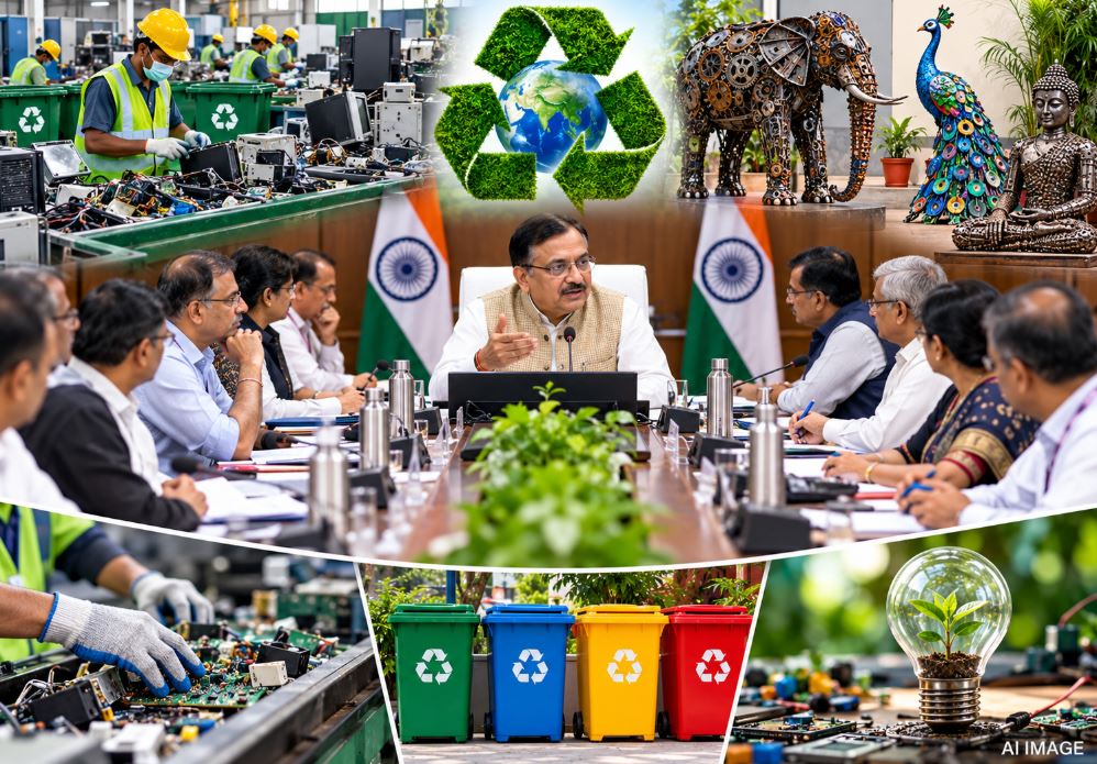 DARPG Secretary Nivedita Shukla Verma chairing the third review meeting of Special Campaign 6.0.